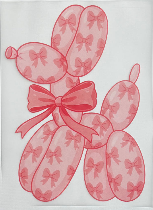“Bow balloon dog”