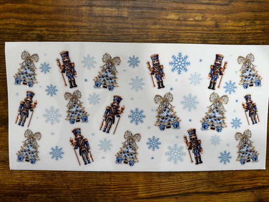“Snowflakes, Nutcrackers, Trees” Wrap #346