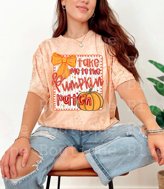 "Take me to the pumpkin patch" t-shirt