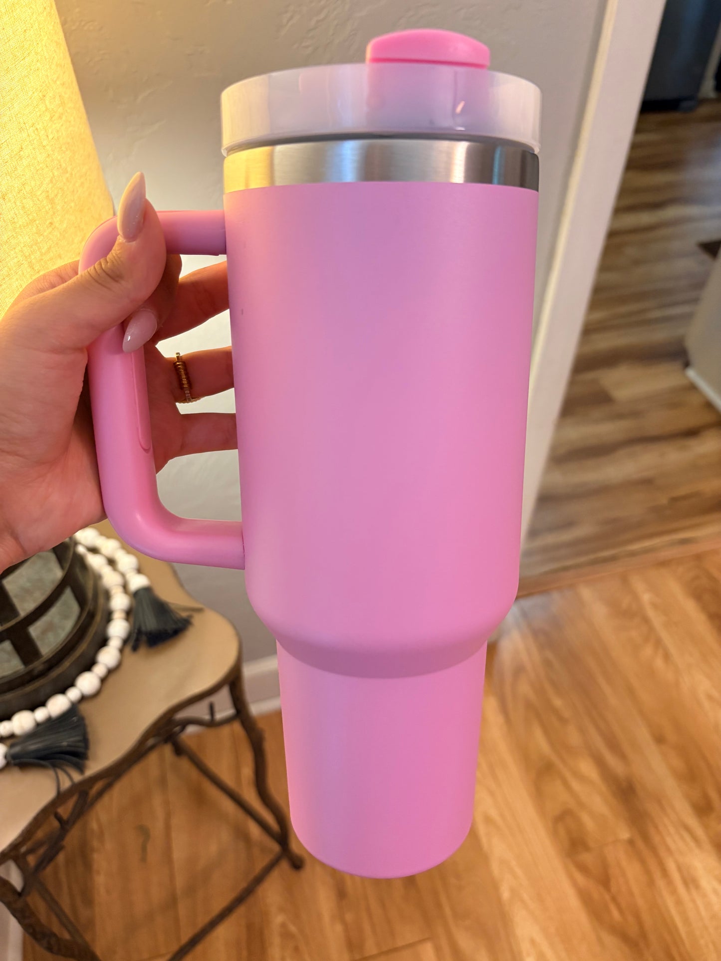 40oz BARBIE PINK INSULATED tumbler