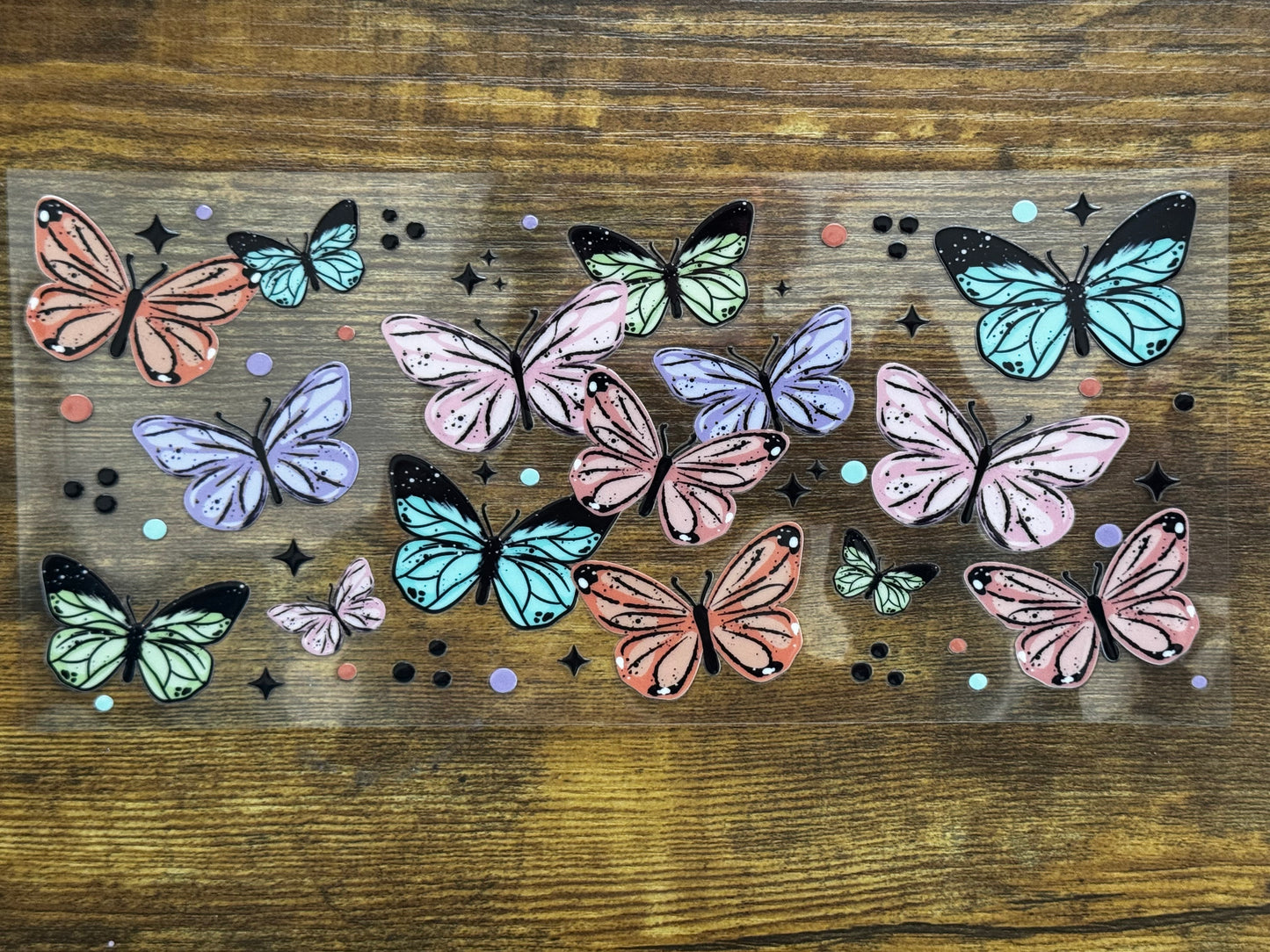 “Colorful butterflies" Wrap #16