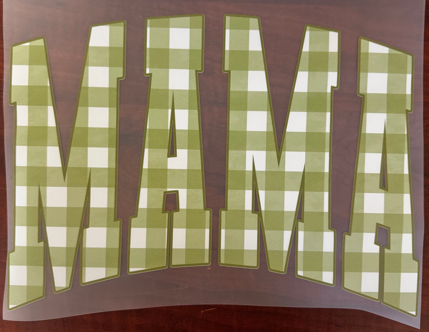 "Gingham mama"