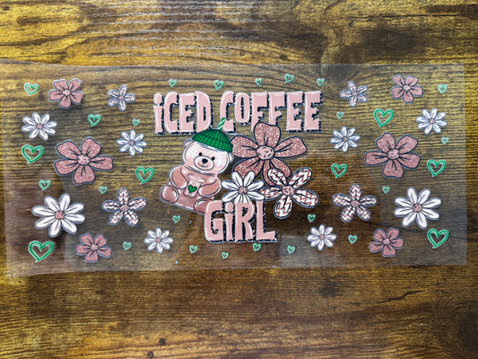“Iced coffee girl green" Wrap #208