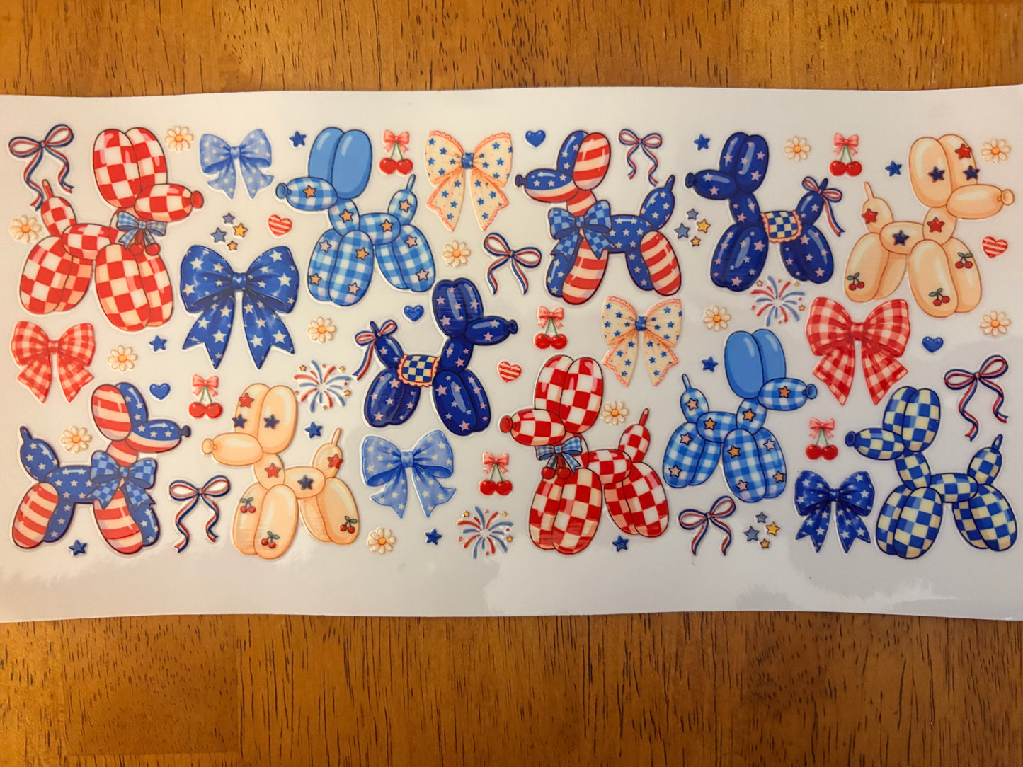 "Patriotic dogs” Wrap #65A