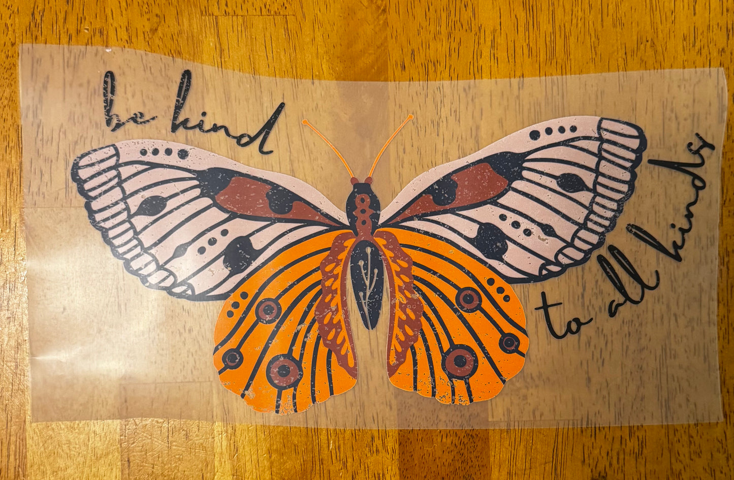 "Be kind butterfly"