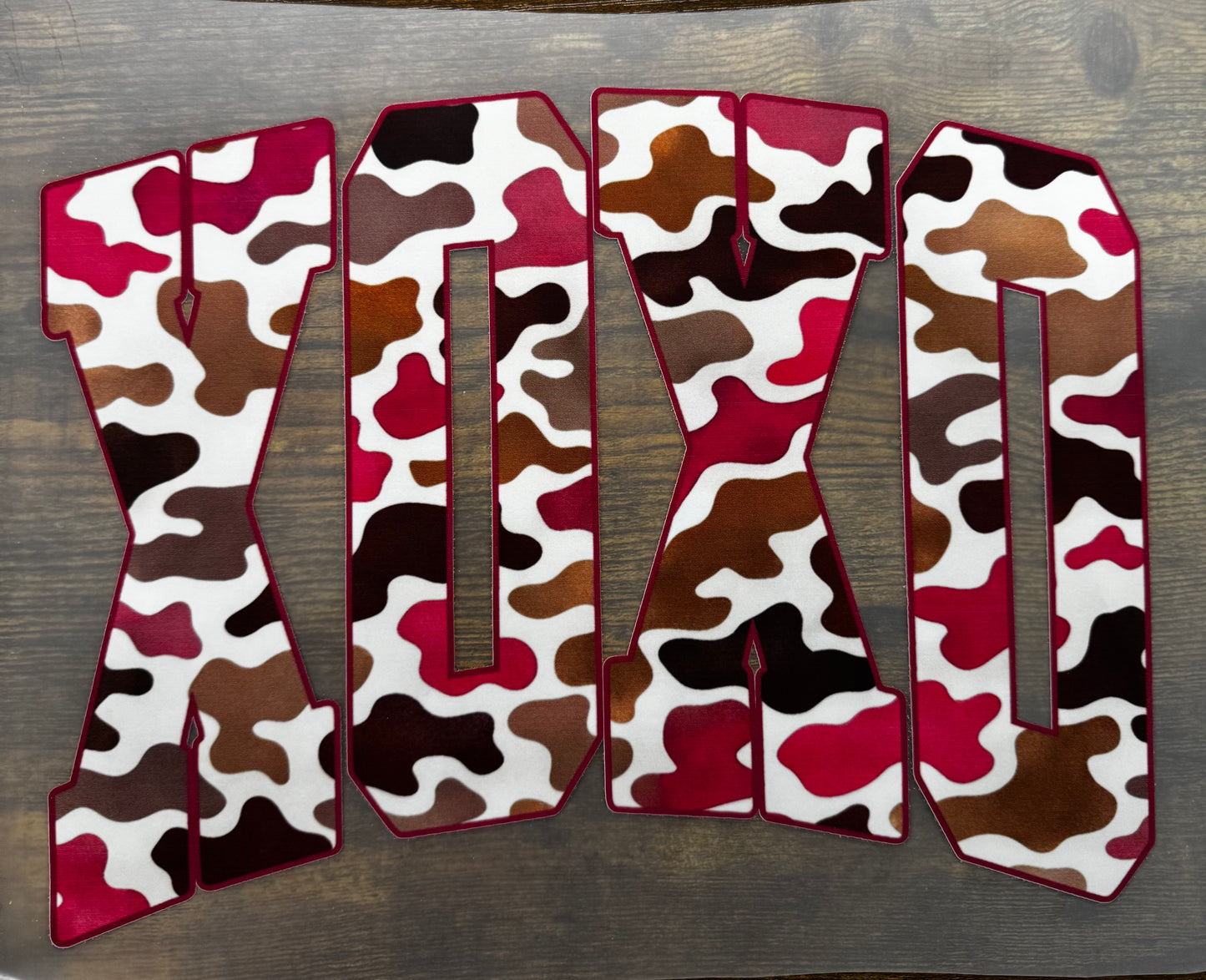 “Camo XOXO"