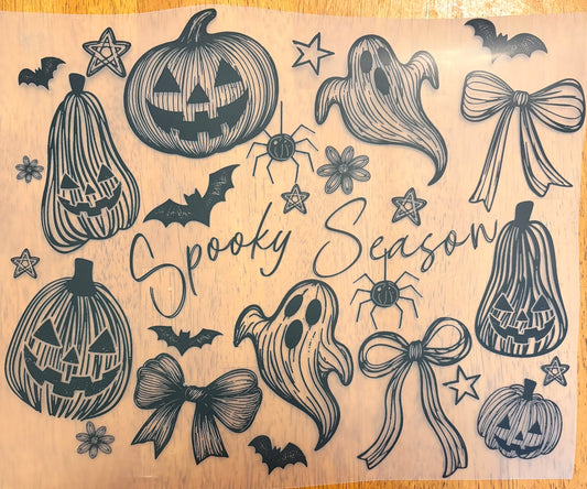 “Spooky season black”
