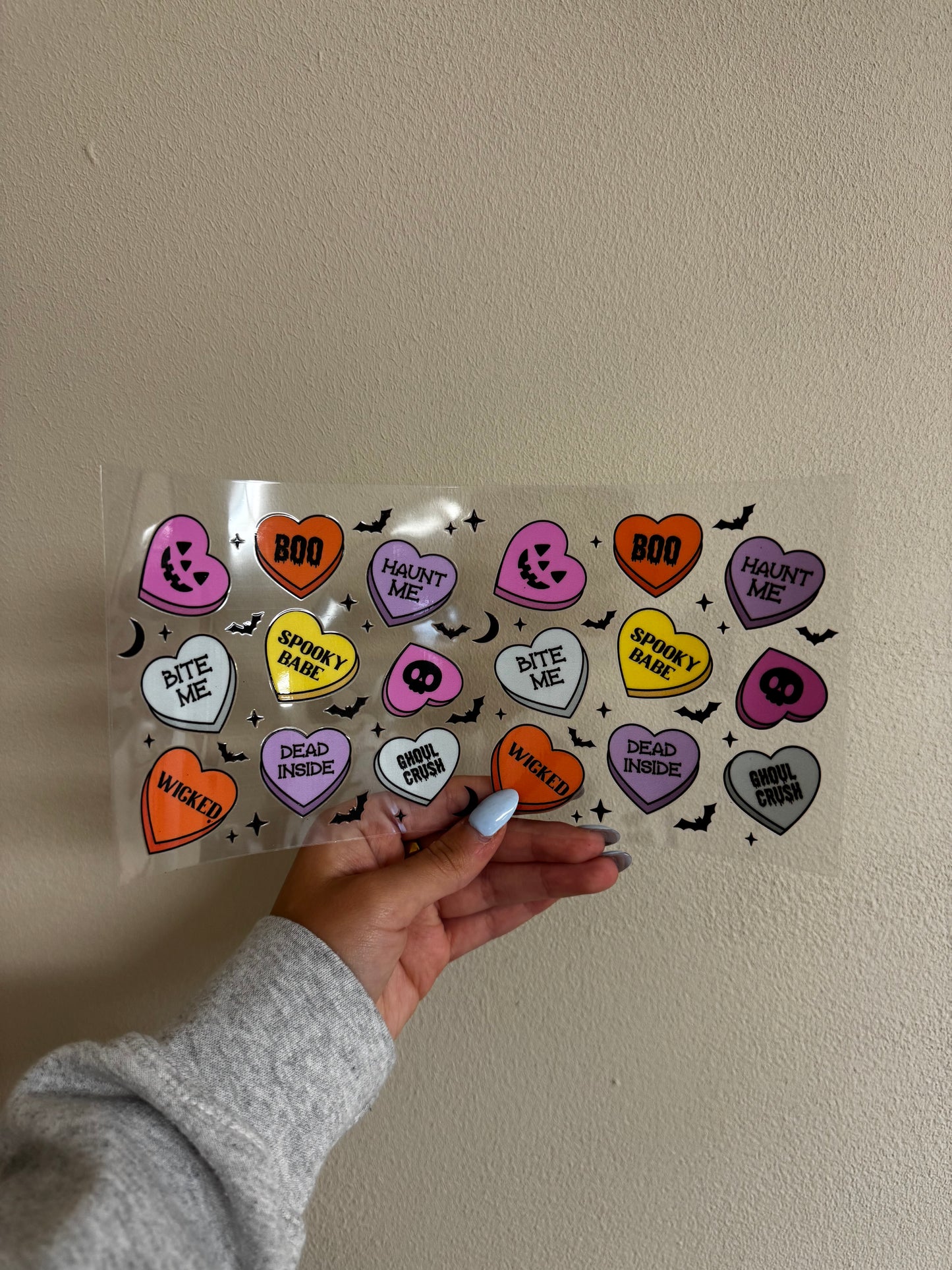 “Halloween Candy hearts” Wrap #416