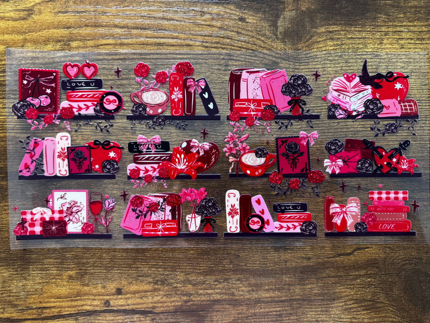 “Dark love bookshelf" Wrap #194