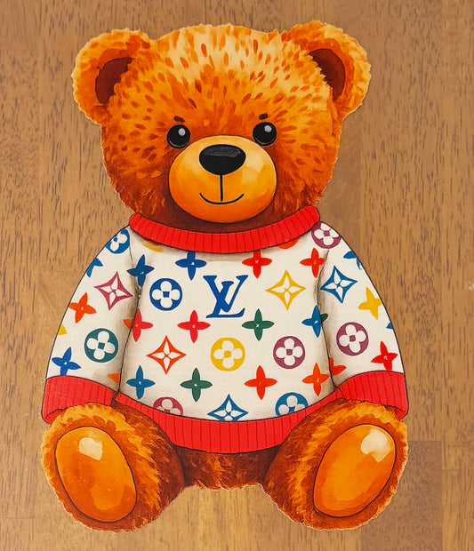 “Rainbow LV bear"
