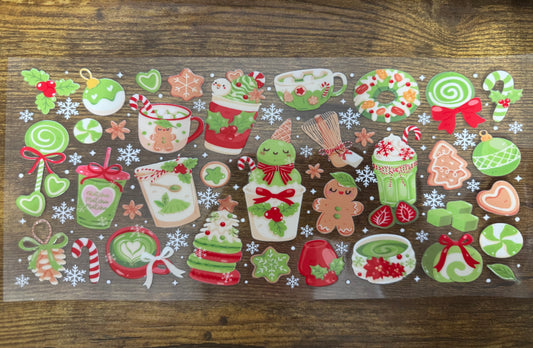 “Christmas matcha” Wrap #259