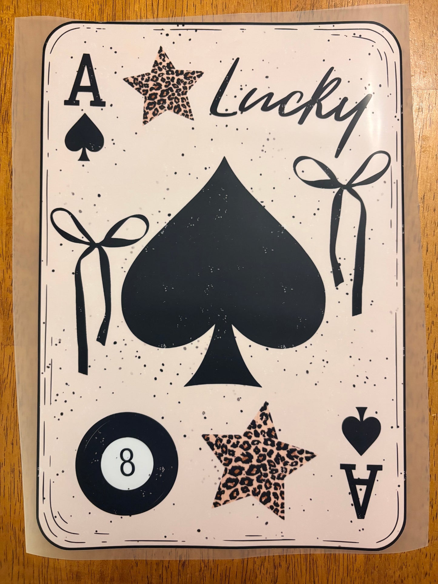 "Lucky card"