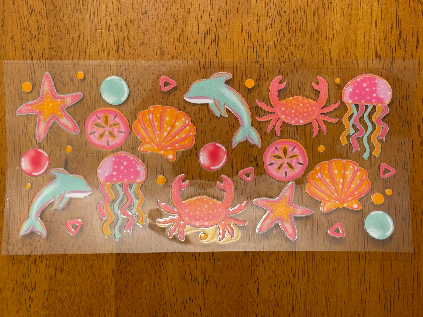 “Dolphins, shells, crabs" Wrap #59