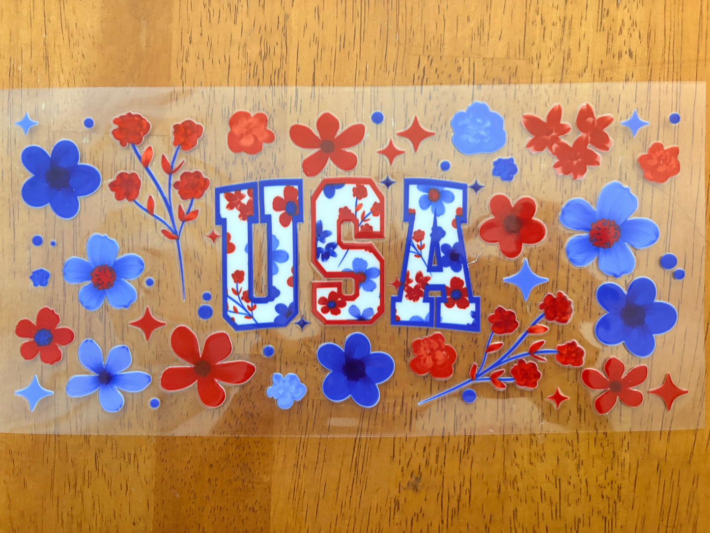 "USA Floral” Wrap #37A