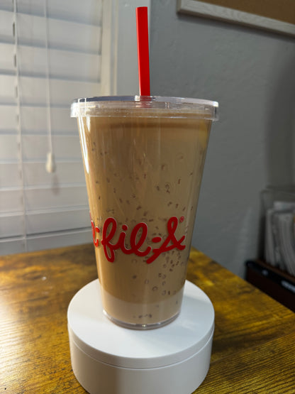 MADE TO ORDER* Chicken lover iced coffee 16oz Acrylic Snow globe