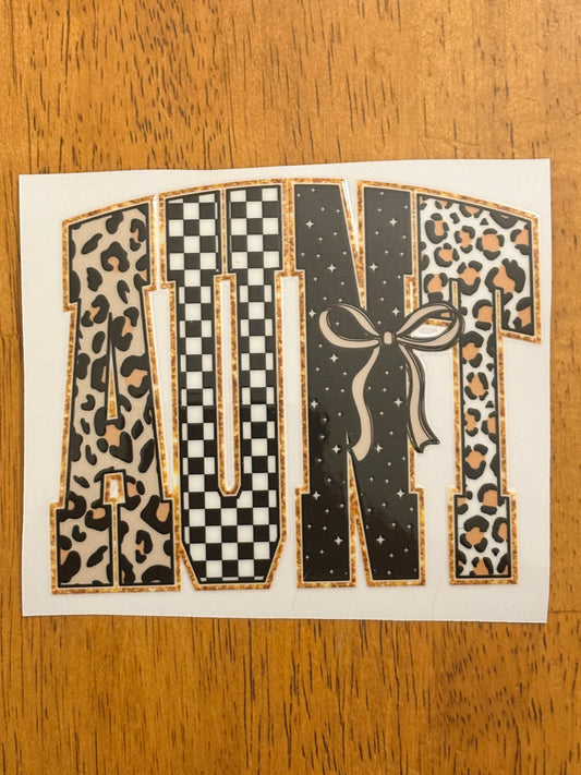 "Aunt” Decal