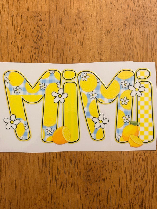 "Mimi” Decal