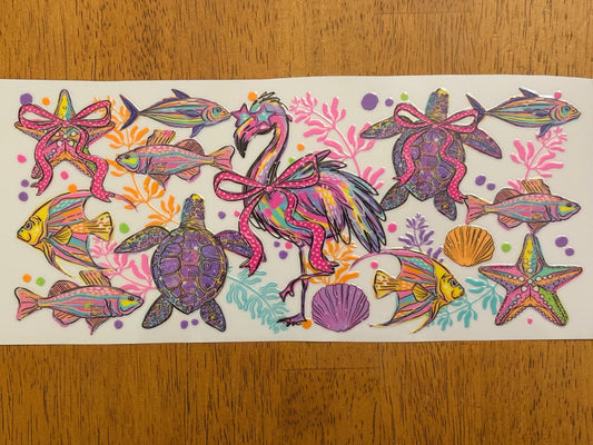 “Flamingo” Wrap #2A
