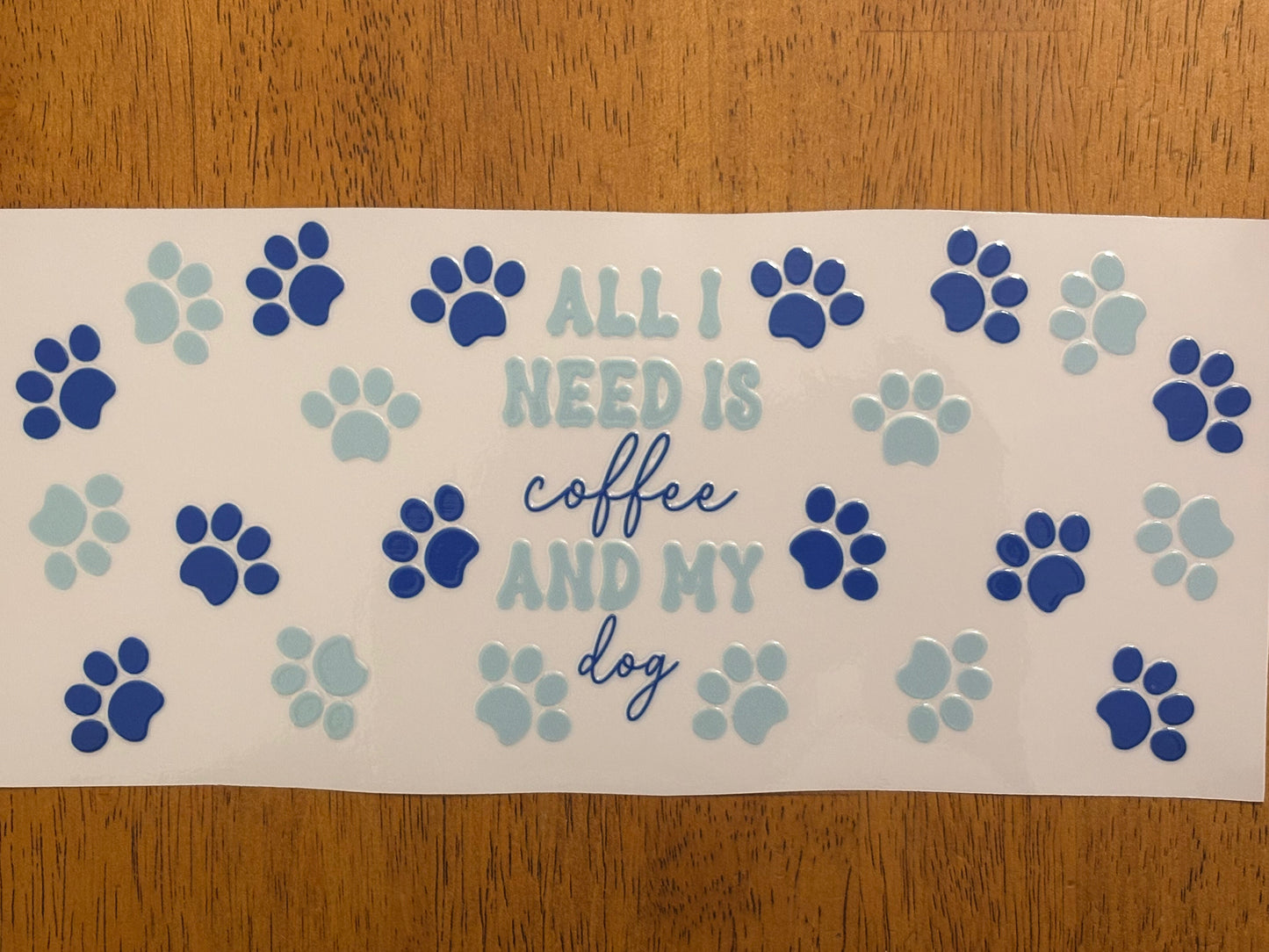 "Coffee and my dog” Wrap #36A
