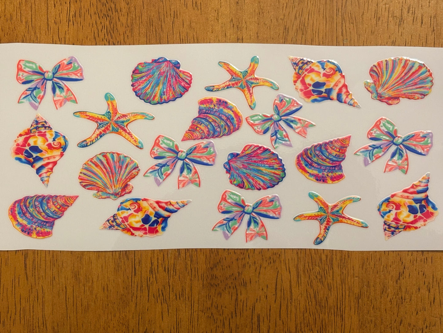 “Colorful shells” Wrap #7A