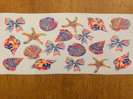 “Colorful shells” Wrap #7A