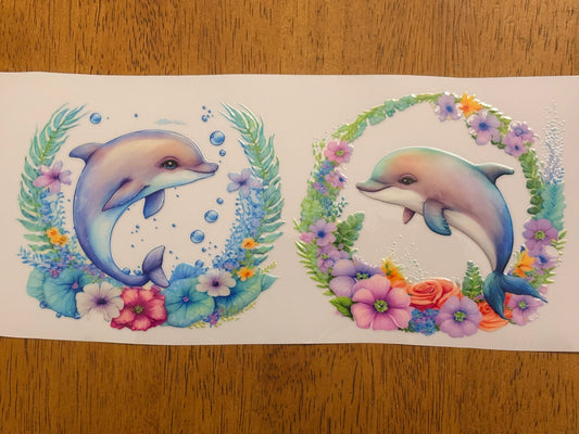 "Dolphin lover” Wrap #35A