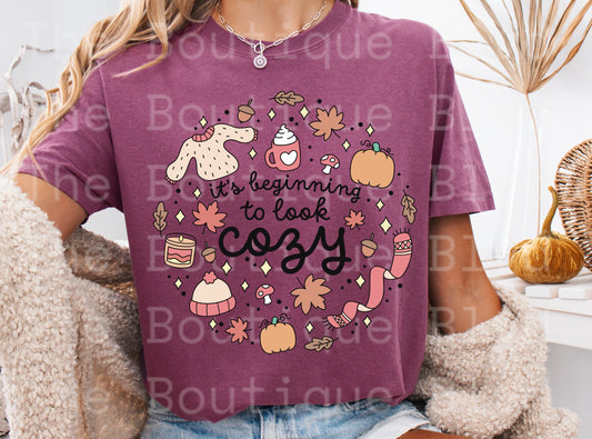 "It's beginning to look cozy" t-shirt