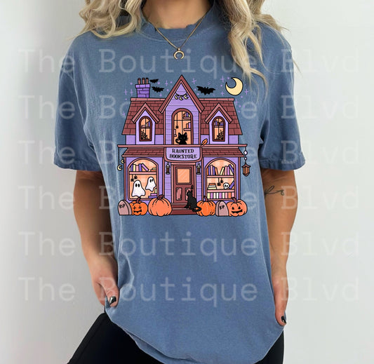 "Haunted Bookstore" t-shirt