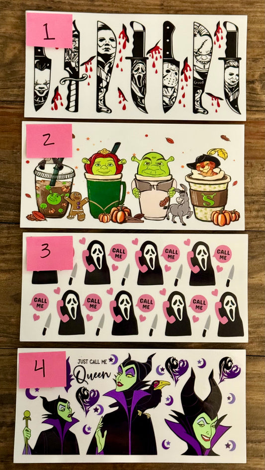 "Halloween Characters" Wraps