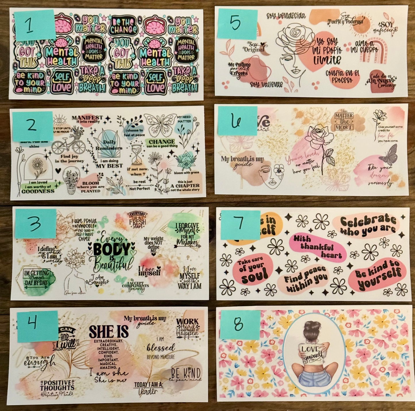 “Self love" Wraps