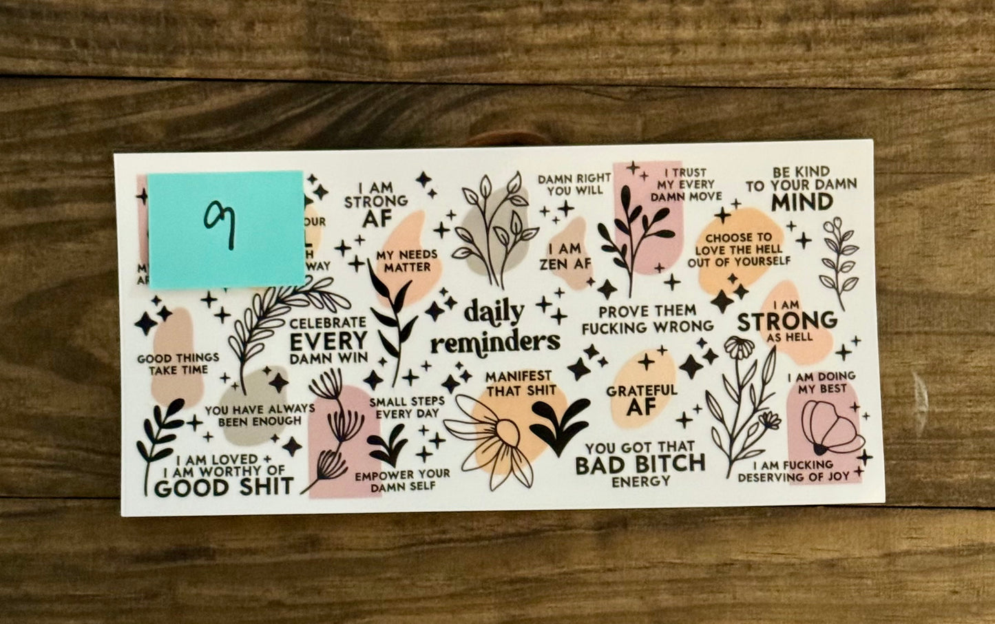 “Self love" Wraps