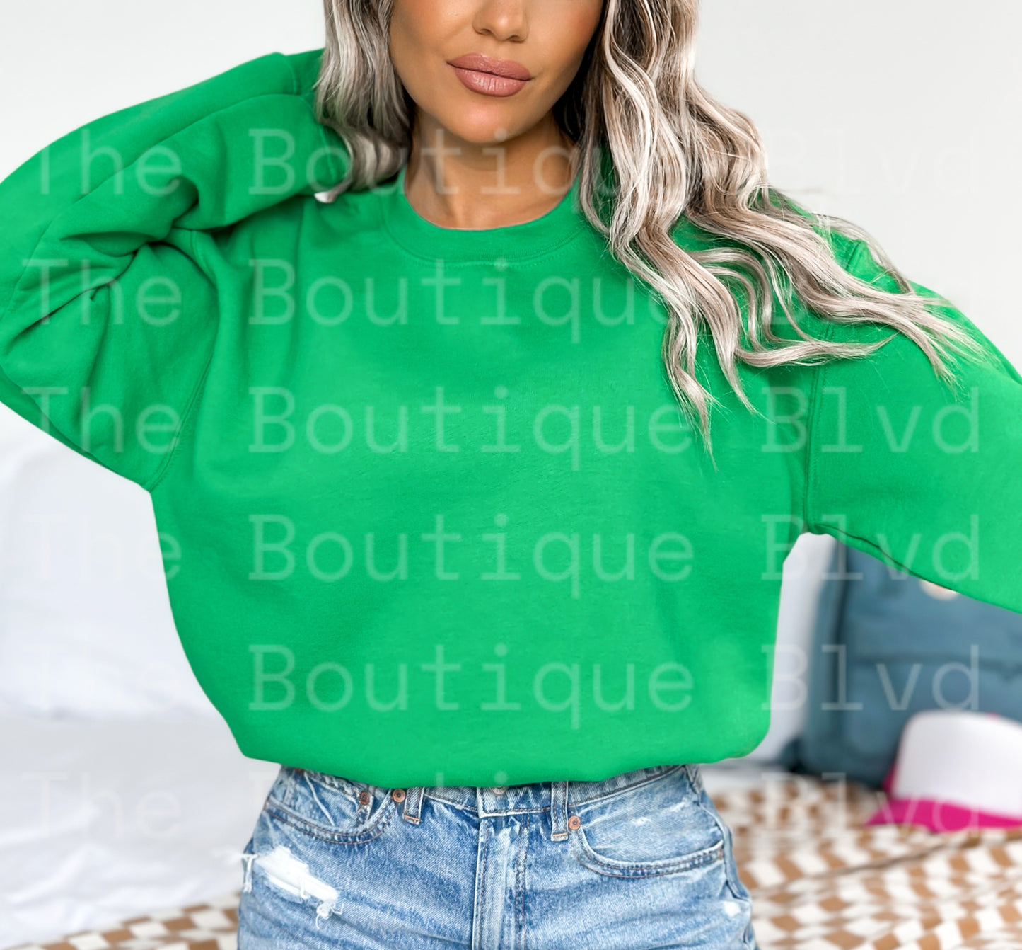 PICK YOUR DESIGN *IRISH GREEN Gildan Unisex Sweatshirt