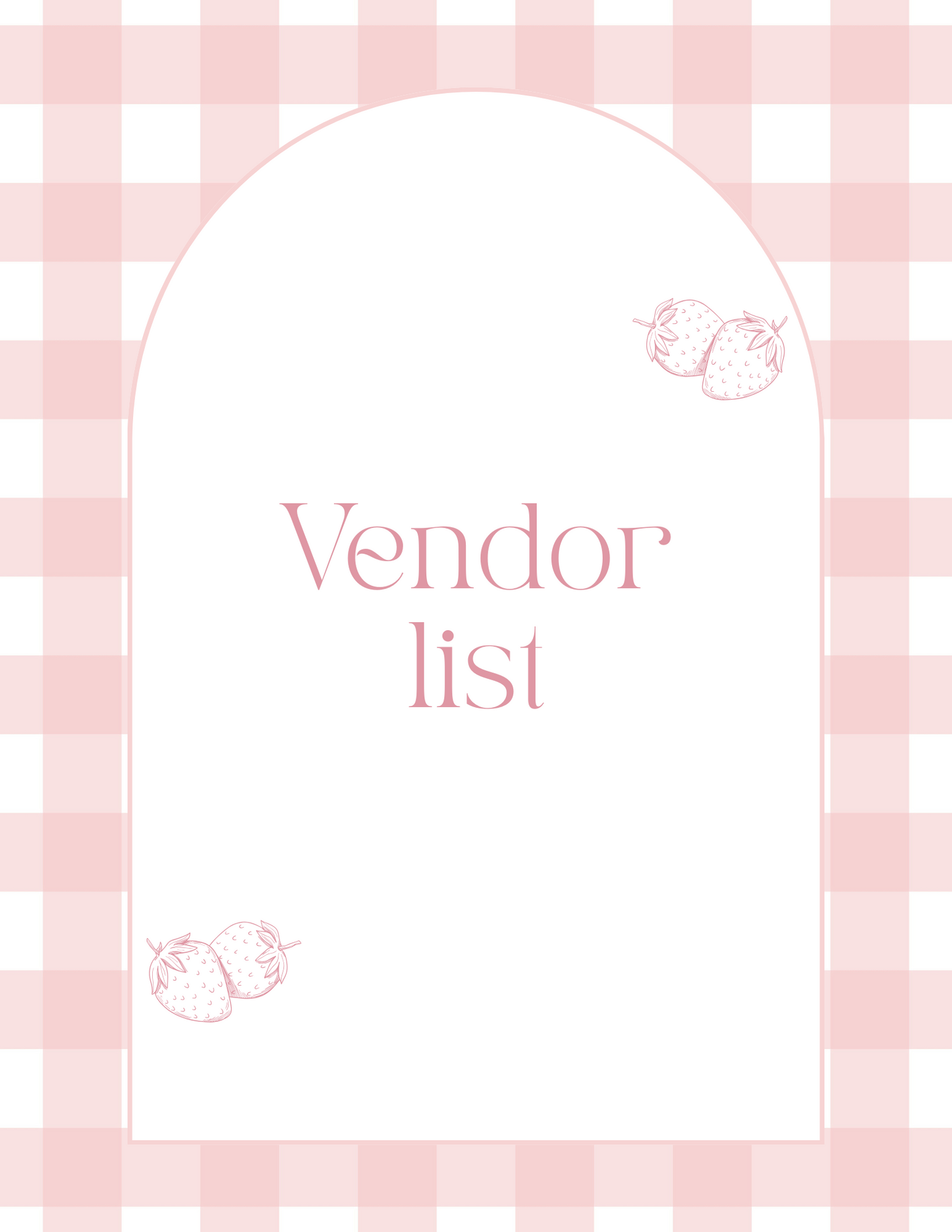 CLOTHING VENDOR LIST