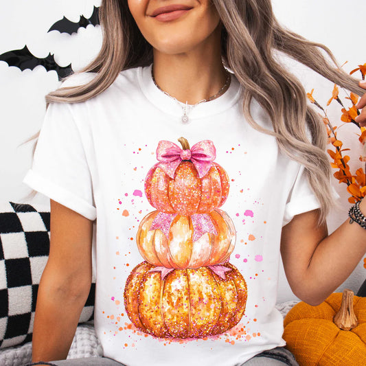 “Glitter pumpkins” t-shirt